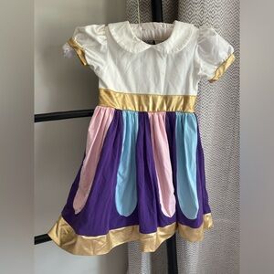 Only Little Once Girls Disney Dress Chip Beauty Beast Size 5